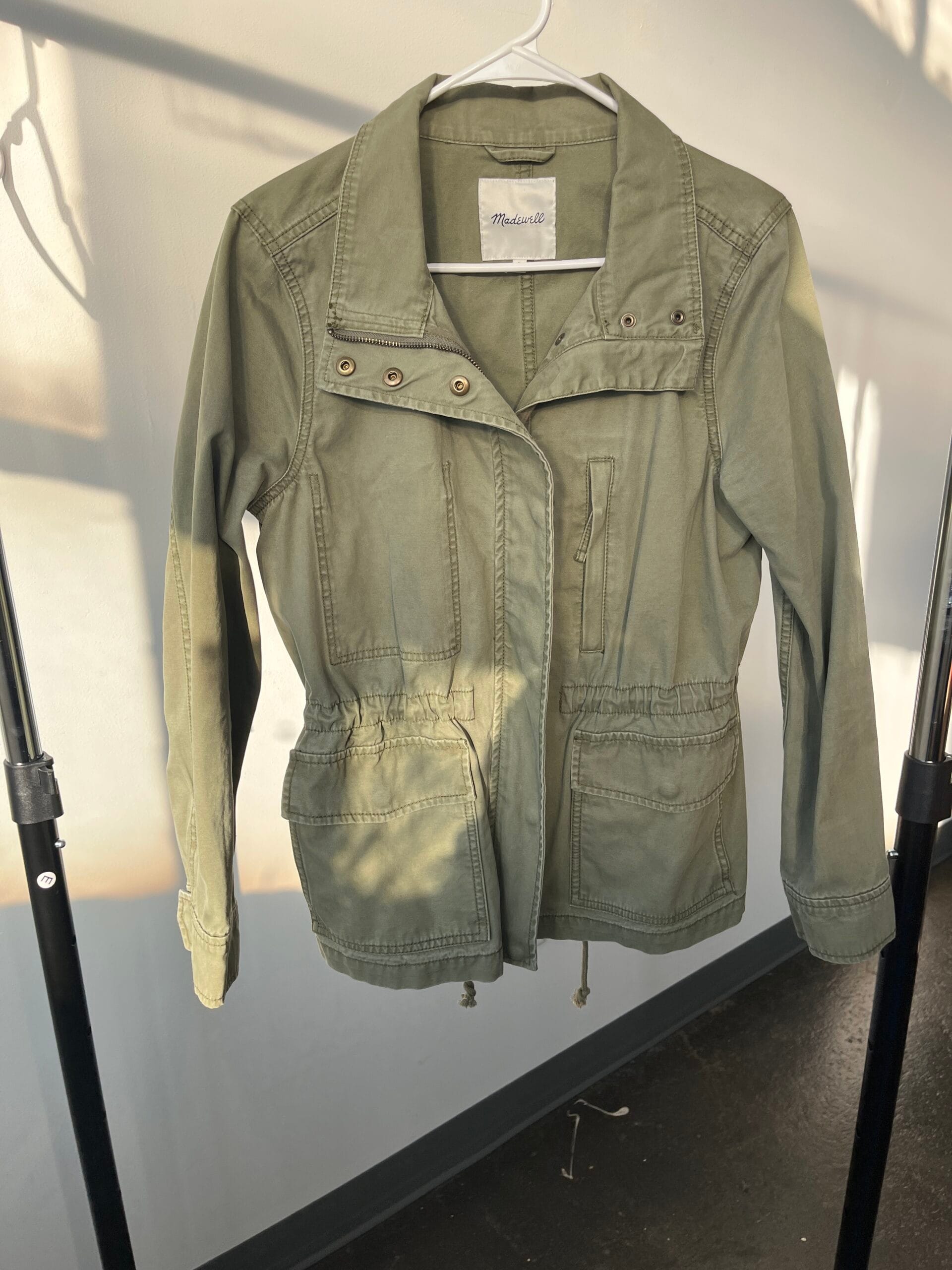 Madewell Utility Field Jacket in Olive Green, Size L