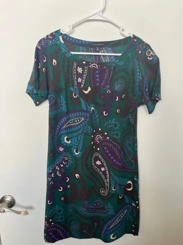 Vintage banana republic xs 100% silk mini dress boho hippie Whimsigoth fairy