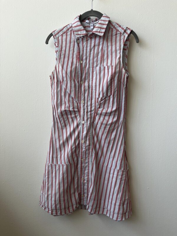 Derek Lam 10 Crosby Sleeveless Striped Shirt Dress Size 4 100% cotton