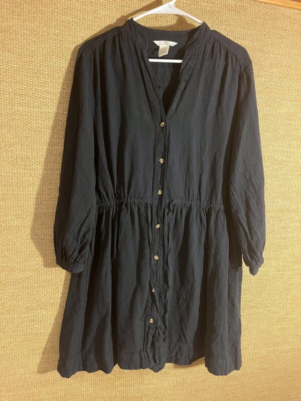 H&M Linen cotton Blend Dress Size Medium